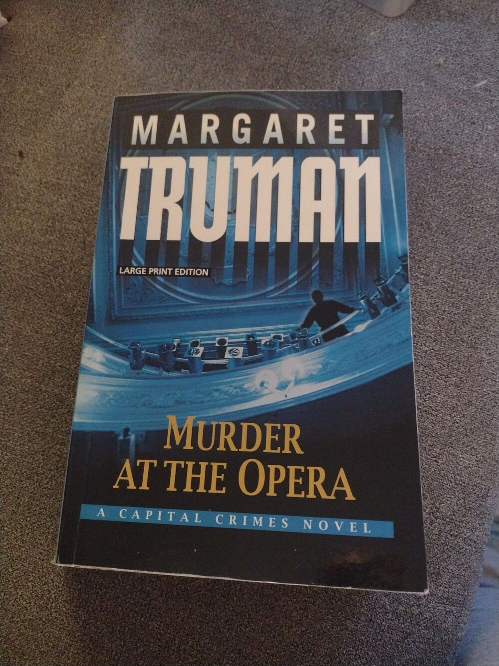 Murder at the opera large print paperback by Margaret Truman-405123